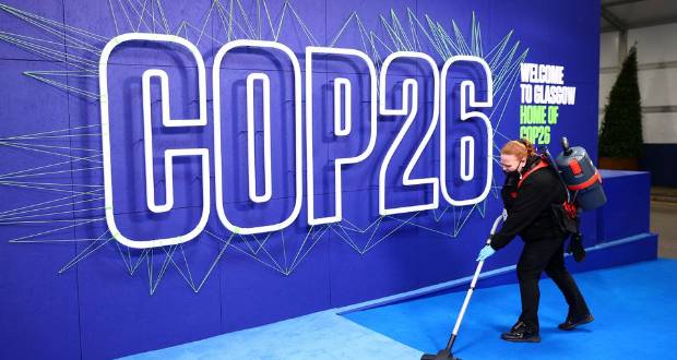 (COP26) in Glasgow, Scotland, Britain November 1, 2021. Adrian Dennis/Pool via REUTERS