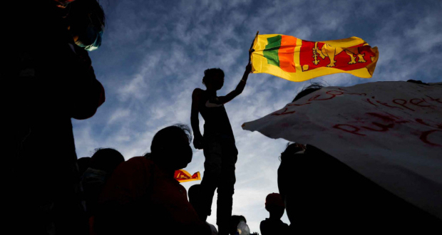 Sri Lankans are demanding the resignation of President Gotabaya Rajapaksa as they seek a complete ouster of the Rajapaksa family, whom they hold responsible for the island country’s current economic crisis, from Sri Lankan politics. File Photo: Reuters