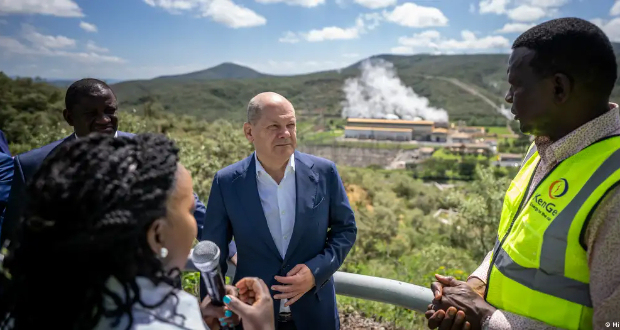 German Chancellor Olaf Scholz visited the Geothermy Plant Olkaria in Kenya earlier this year