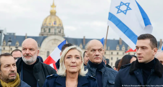 Marine Le Pen's National Rally party has been trying to distance itself from its founder's antisemitism