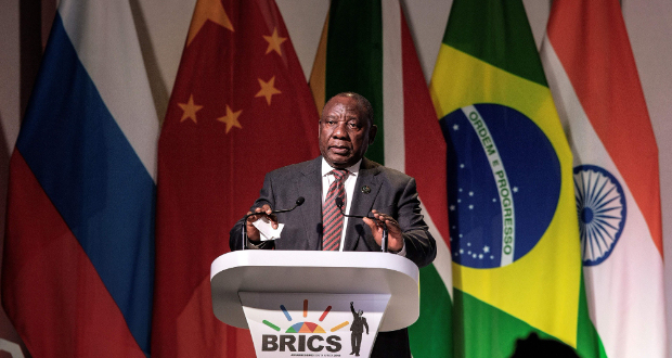 Cyril Ramaphosa Photographer: Gianluigi Guercia/AFP/Getty Images