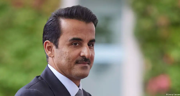 Qatari leader Tamim Bin Hamad Al-Thani in Berlin