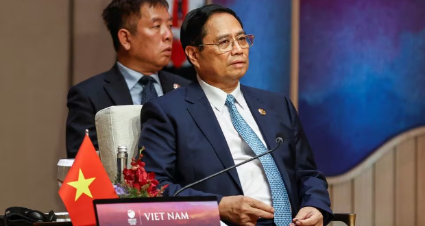 Vietnam's Prime Minister Pham Minh Chinh attends the retreat session of the 43rd Association of Southeast Asian Nations (ASEAN) Summit in Jakarta, Indonesia, September 5, 2023. Mast Irham/Pool via REUTERS/File photo 
