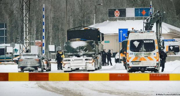 Finland shares a 1,340-kilometer (832-mile) border with Russia