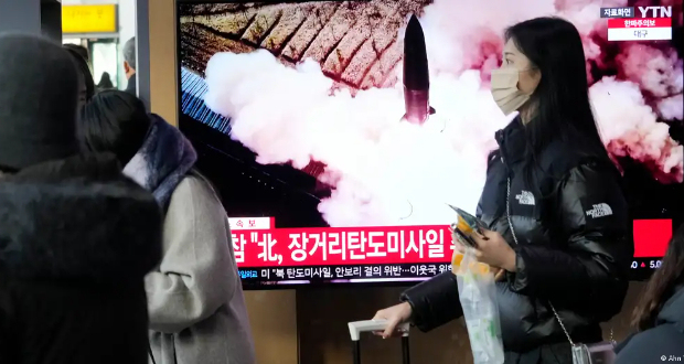 South Korea says North Korea has fired another ballistic missile off its east coast