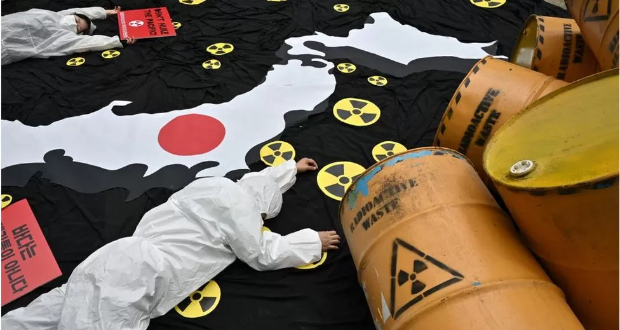 South Korean activists have criticised Japan's plan, saying it will contaminate the ocean