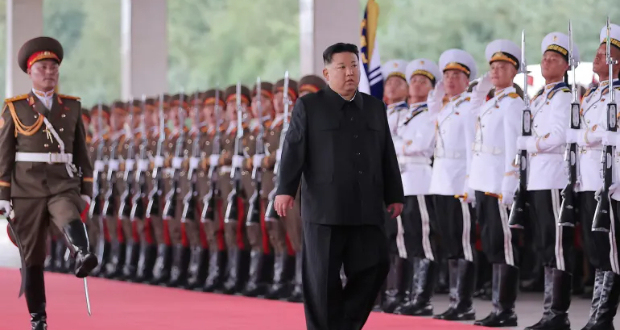 North Korean leader Kim Jong Un left Pyongyang for Russia by train [KCNA via Reuters]