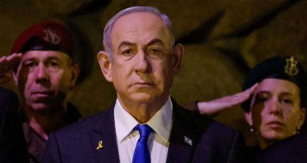 Israeli Prime Minister Benjamin Netanyahu says forces will move to Lebanon once the current 'intense' phase of fighting in Gaza is over [File: Amir Cohen/Pool/ AFP]