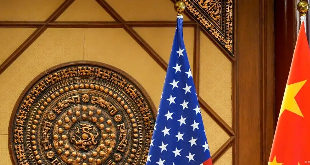 The report claimed that, for the first time, a US plan reoriented Washington's deterrent strategy on China's expansion of its nuclear arsenalImage: Mark Schiefelbein/AP Photo/picture alliance